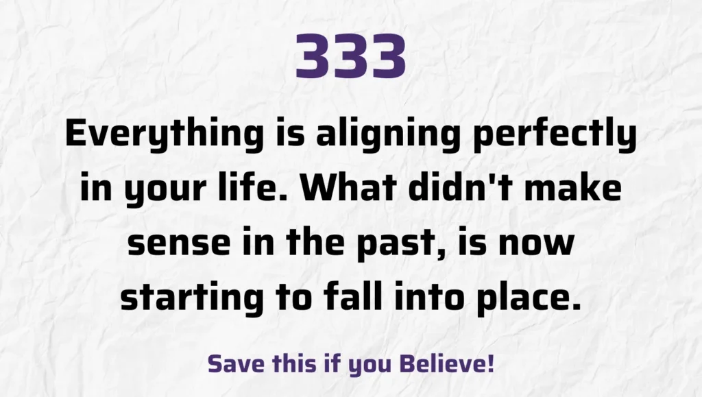 333 Angel Number Meaning