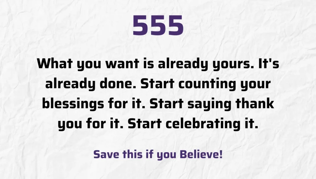 555 Angel Number Meaning